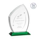 Wilco Green Unique Crystal Trophy