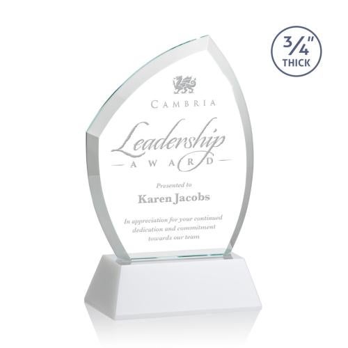 Awards and Plaques - Crystal Trophies - Wilco on Helton Base Fagan Unique Crystal Trophy