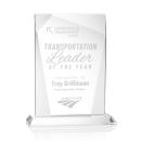 Palma Rectangle Crystal Trophy