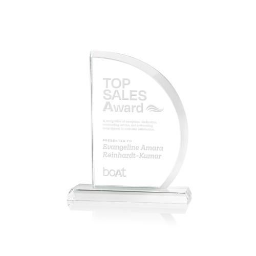Awards and Plaques - Crystal Trophies - Sands Unique Crystal Trophy