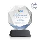 Gregory Full Color on Helton Base Black Polygon Crystal Trophy