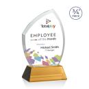 Wilco Full Color on Helton Base Amber Unique Crystal Trophy