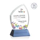 Wilco Full Color on Helton Base Blue Unique Crystal Trophy