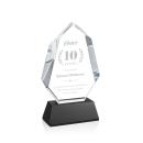 Thomson on Helton Base Black Polygon Crystal Trophy