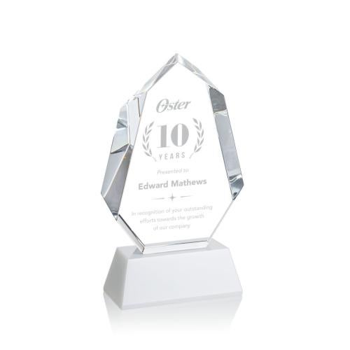 Awards and Plaques - Crystal Trophies - Thomson on Helton Base Fagan Polygon Crystal Trophy
