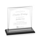 Paulson Black Square / Cube Crystal Trophy