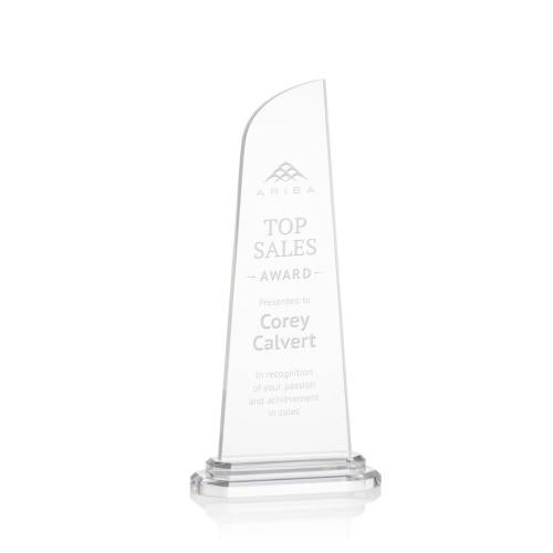Awards and Plaques - Acrylic Trophies - Culver Clear Peaks Acrylic Trophy