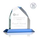 McDonald Peak Sky Blue Peaks Crystal Trophy