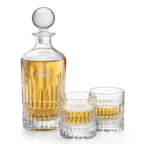 Custom Barware Glasses - Decanters - Cartwright Decanter Set