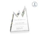 Alpine Clear Peaks Crystal Trophy