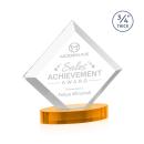 Carlson on Alberton Base Amber Crystal Trophy