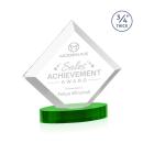 Carlson on Alberton Base Green Crystal Trophy