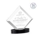 Carlson on Alberton Base Black Crystal Trophy