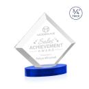 Carlson on Alberton Base Blue Crystal Trophy