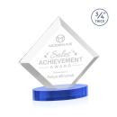 Carlson on Alberton Base Sky Blue Crystal Trophy