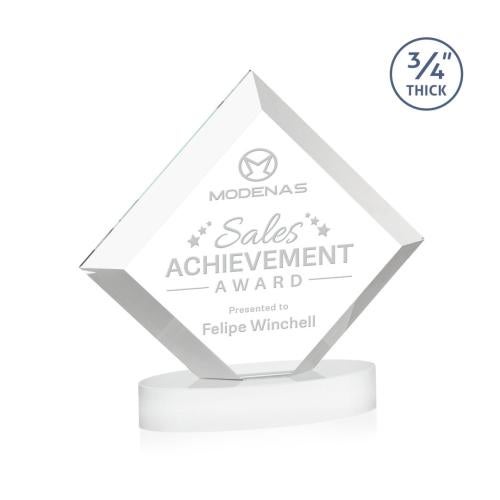 Awards and Plaques - Crystal Trophies - Carlson on Alberton Base Fagan Crystal Trophy