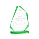 Hillmont Green Unique Crystal Trophy