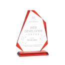 Hillmont Red Unique Crystal Trophy