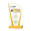 Merivale Full Color Gold Unique Crystal Trophy