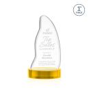 Beauford on Base Gold Unique Crystal Trophy