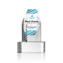 Holbrok Full Color on Base Clear Towers Crystal Trophy
