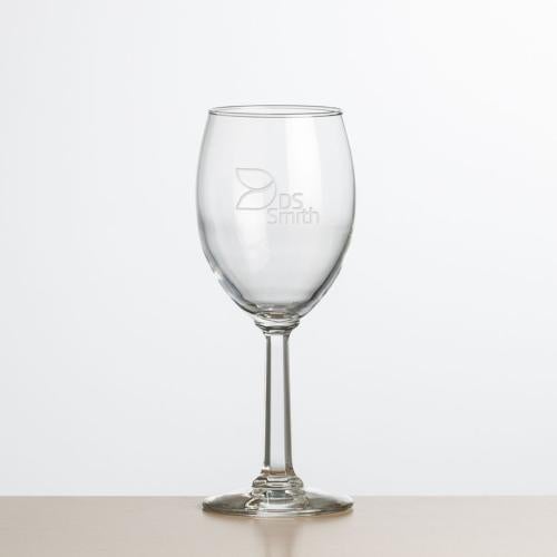 Custom Barware Glasses - Wine Glasses - Leblanc Wine - Deep Etch