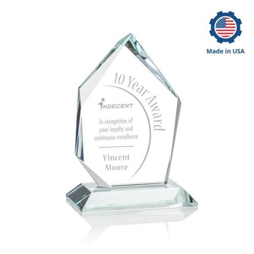 Awards and Plaques - Crystal Trophies - Boone Peaks Crystal Trophy