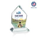 Boone Full Color Peaks Crystal Trophy
