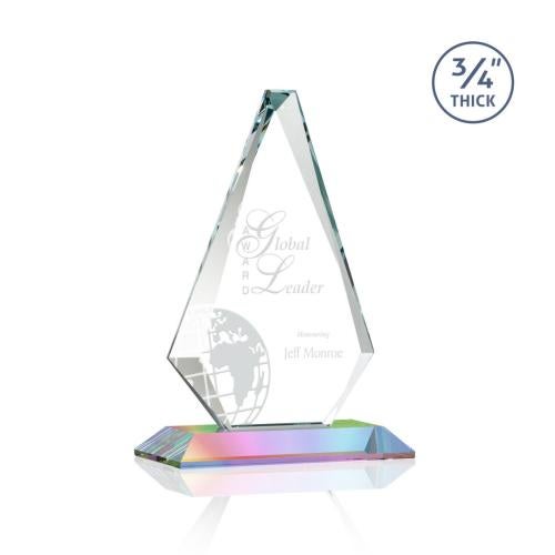 Awards and Plaques - Crystal Trophies - Crowell Prismatic Crystal Trophy