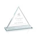 Melton Starfire Pyramid Crystal Trophy
