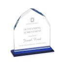 Emery Blue Peaks Crystal Trophy