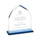 Emery Sky Blue Peaks Crystal Trophy