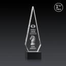 Cullen 3D on Plated Base Black Crystal Trophy