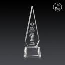 Cullen 3D on Small Base Clear Crystal Trophy