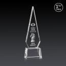 Cullen 3D on Small Base Clear Crystal Trophy