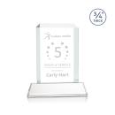 Carey on Helton Clear Rectangle Crystal Trophy