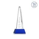 Womack Tower on Helton Base Blue Towers Crystal Trophy