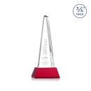 Womack Tower on Helton Base Red Towers Crystal Trophy