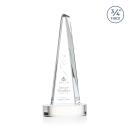 Womack Tower on Alberton Base Clear Towers Crystal Trophy