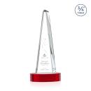Womack Tower on Alberton Base Red Towers Crystal Trophy