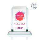 Carey Full Color Clear Rectangle Crystal Trophy