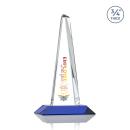 Womack Tower Full Color Blue Towers Crystal Trophy
