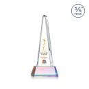 Womack Tower Full Color on Helton Prismatic Towers Crystal Trophy