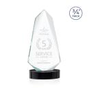 McMullen on Alberton Oval Base Black Unique Crystal Trophy