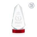 McMullen on Alberton Base Red Unique Crystal Trophy