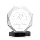 Minor on Alberton Base Black Polygon Crystal Trophy