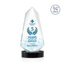 McMullen Full Color on Alberton Base Black Unique Crystal Trophy