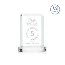 Carey on Alberton Base Clear Rectangle Crystal Trophy