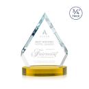 Apex on Alberton Base Gold Crystal Trophy