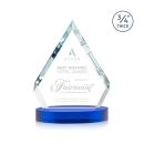 Apex on Alberton Base Blue Crystal Trophy